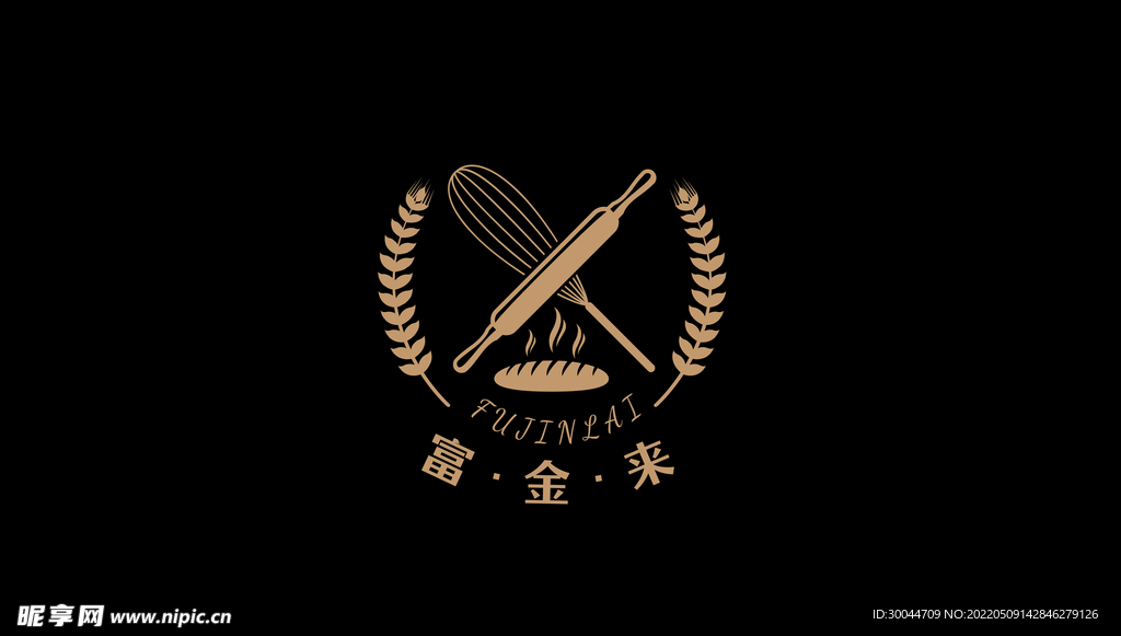 面包店logo