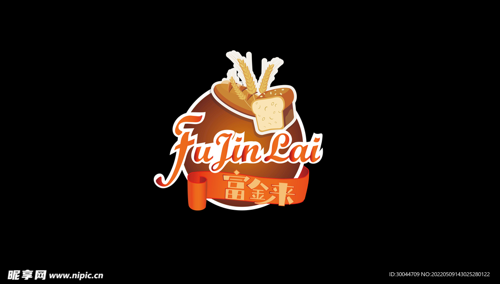 面包店logo