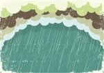 下雨矢量图