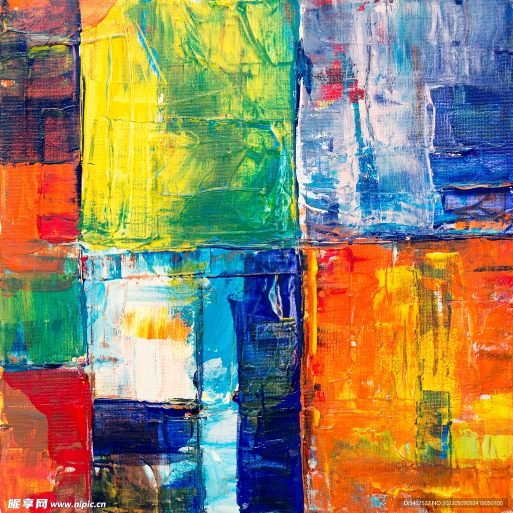 抽象 油画 艺术 