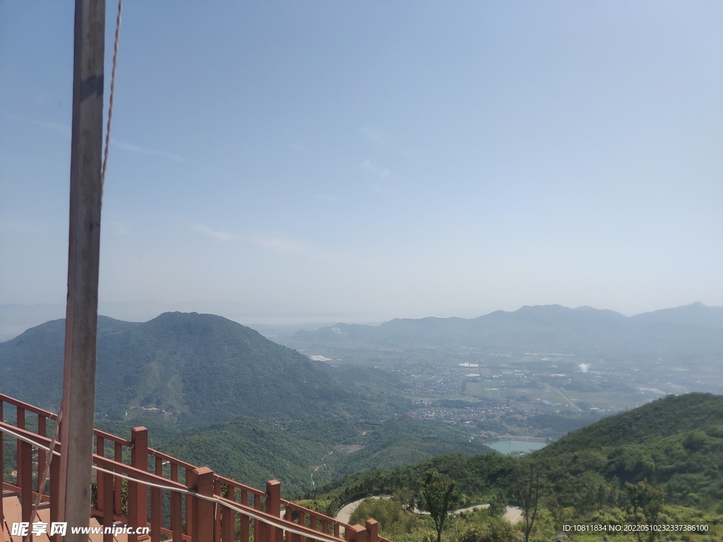 龙角山 风景 背景