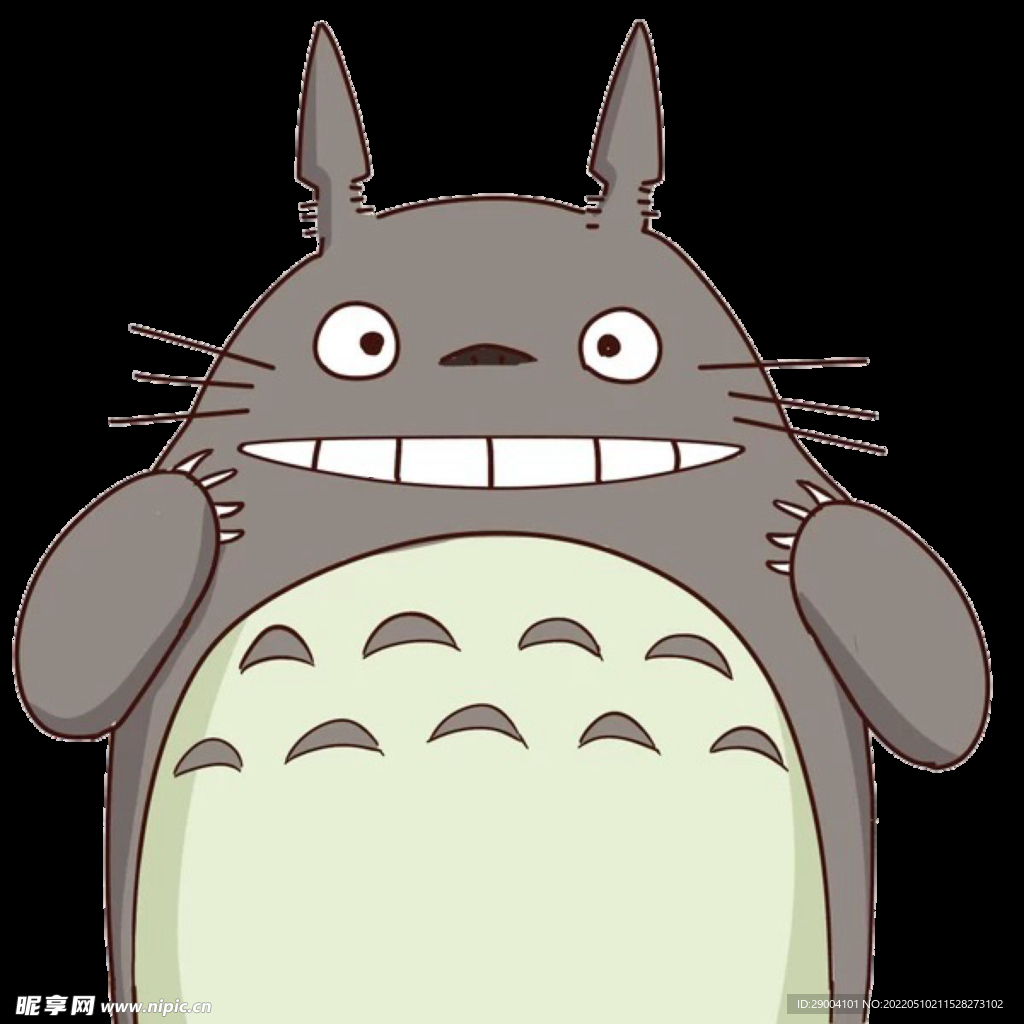 龙猫素材 漫画素材 宫崎骏漫画