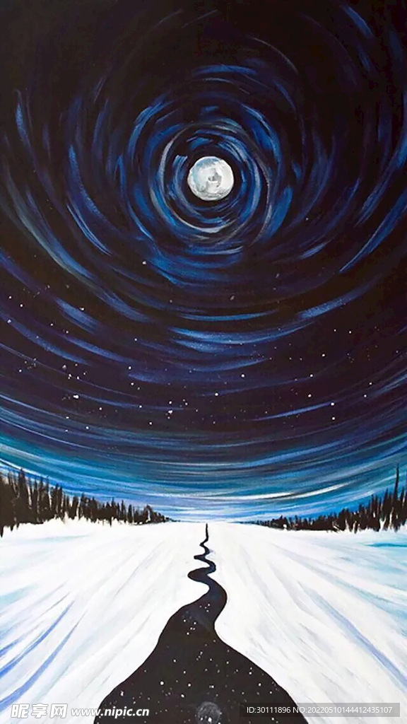 视觉插画背景