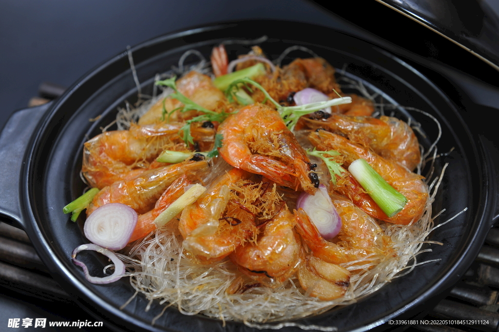 粉丝虾煲