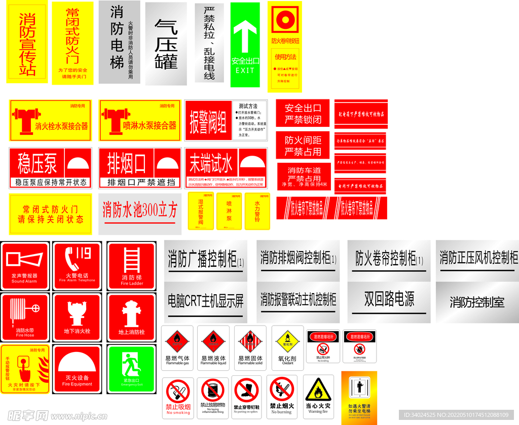 火警安全标识