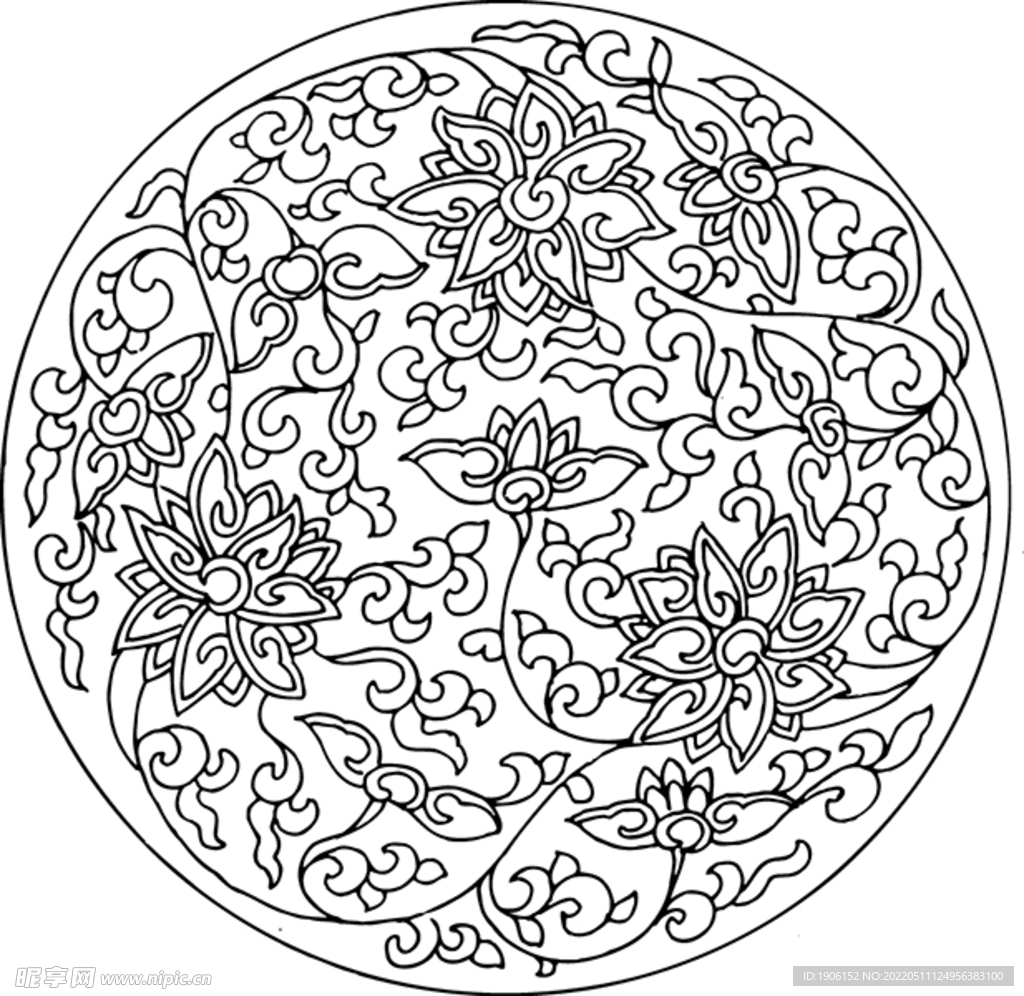 古典花纹