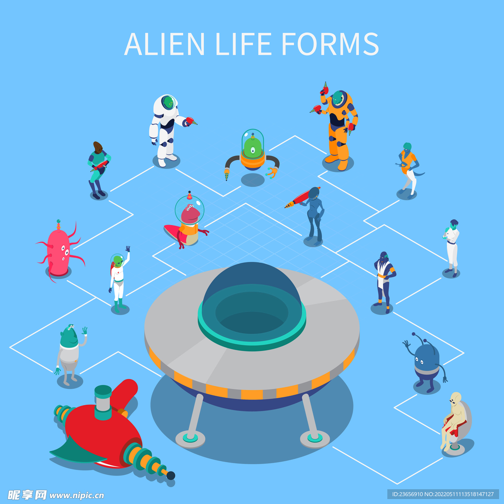 矢量卡通工作生活人物情景