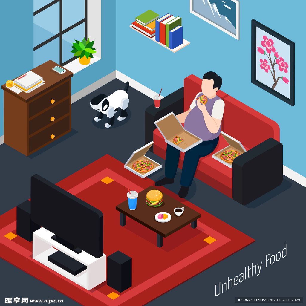 矢量卡通工作生活人物情景
