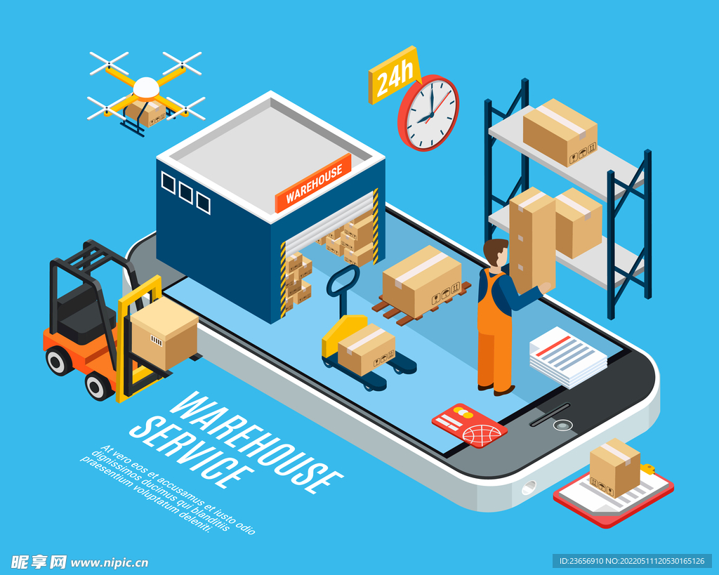 矢量卡通工作生活人物情景