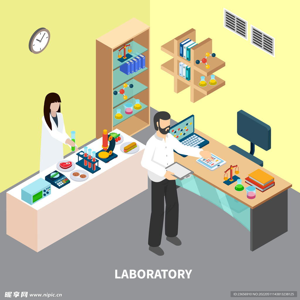 矢量卡通工作生活人物情景