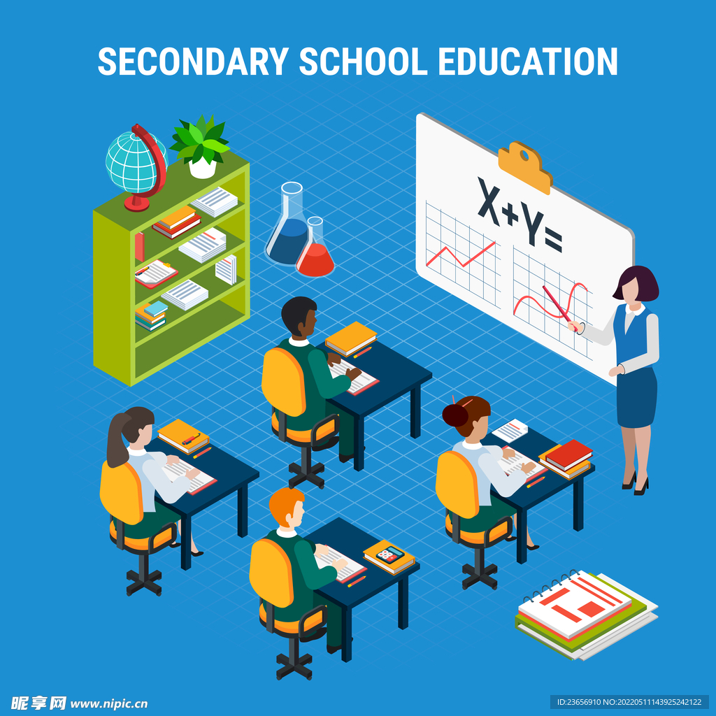 矢量卡通工作生活人物情景