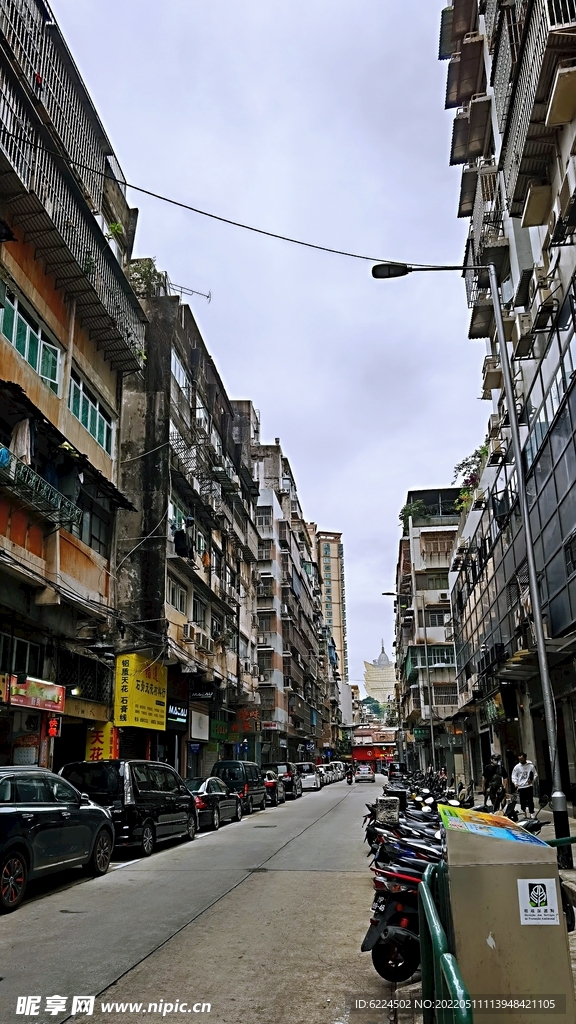 市井澳门老城区街道