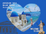 希腊国家旅游海报