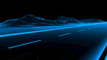 蓝色科技光线电路质感