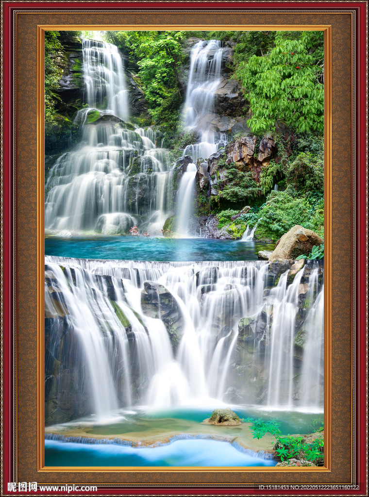 大厅山水画 