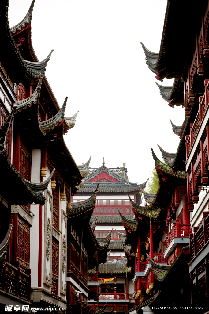 户外复古旅游建筑