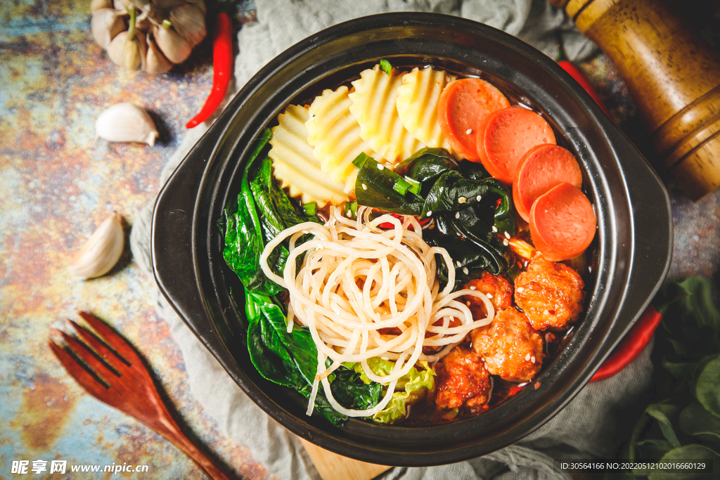 新鲜麻辣烫美食