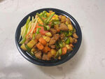 鸡丁套餐饭