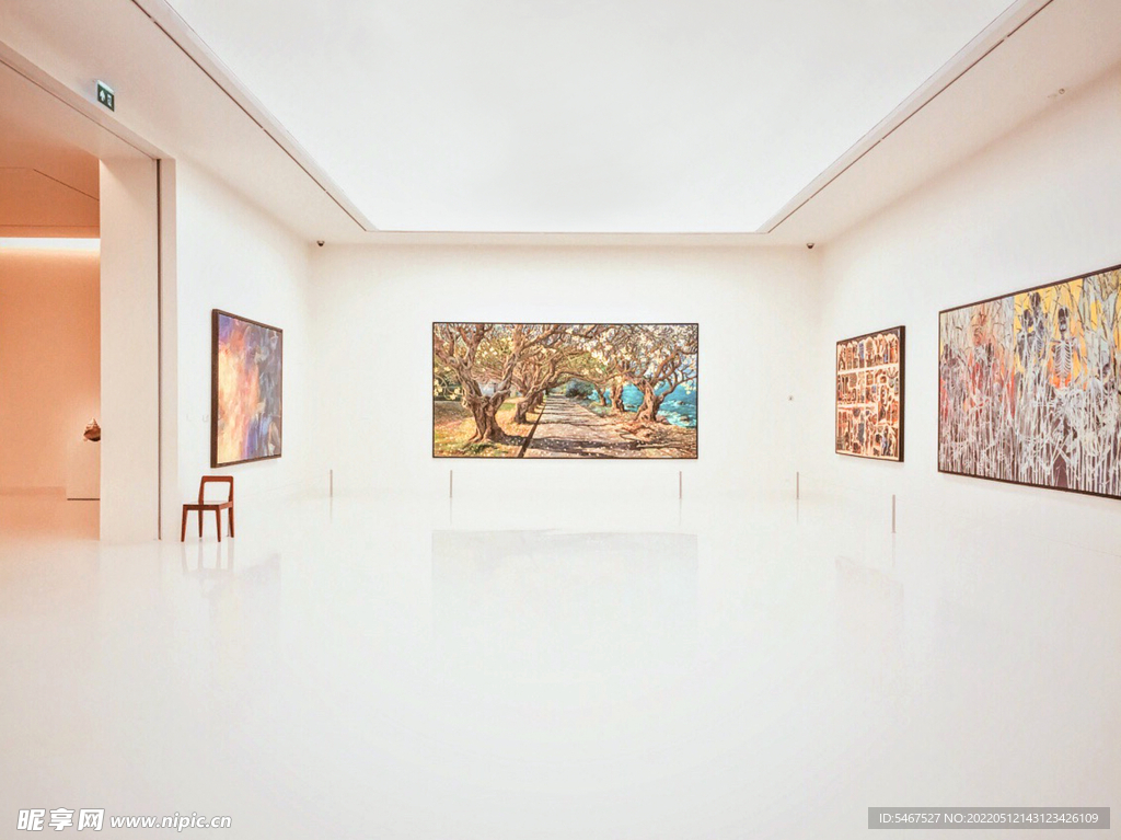 大型画展  展厅 