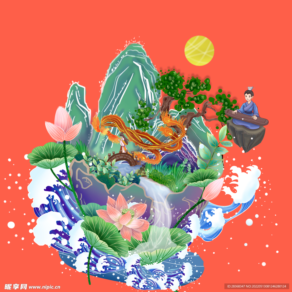 国潮素材  