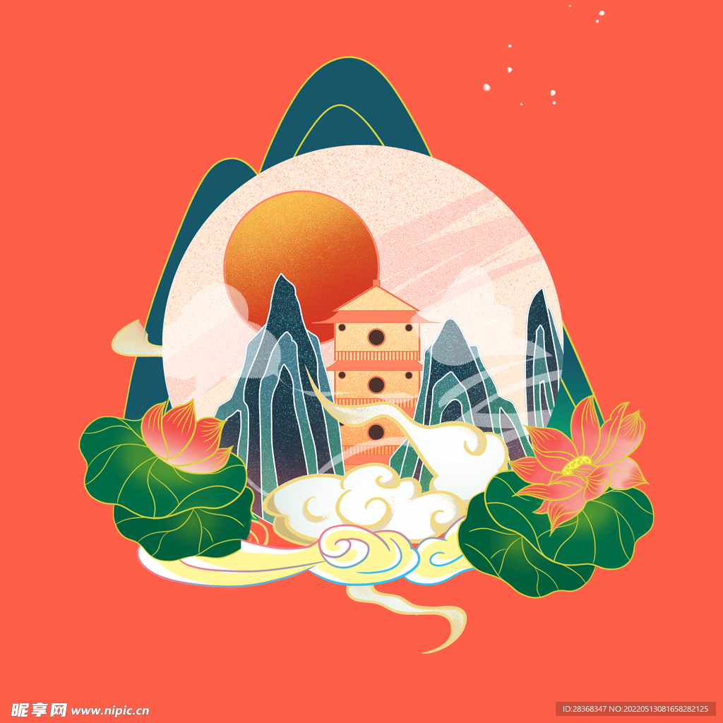 国潮素材 