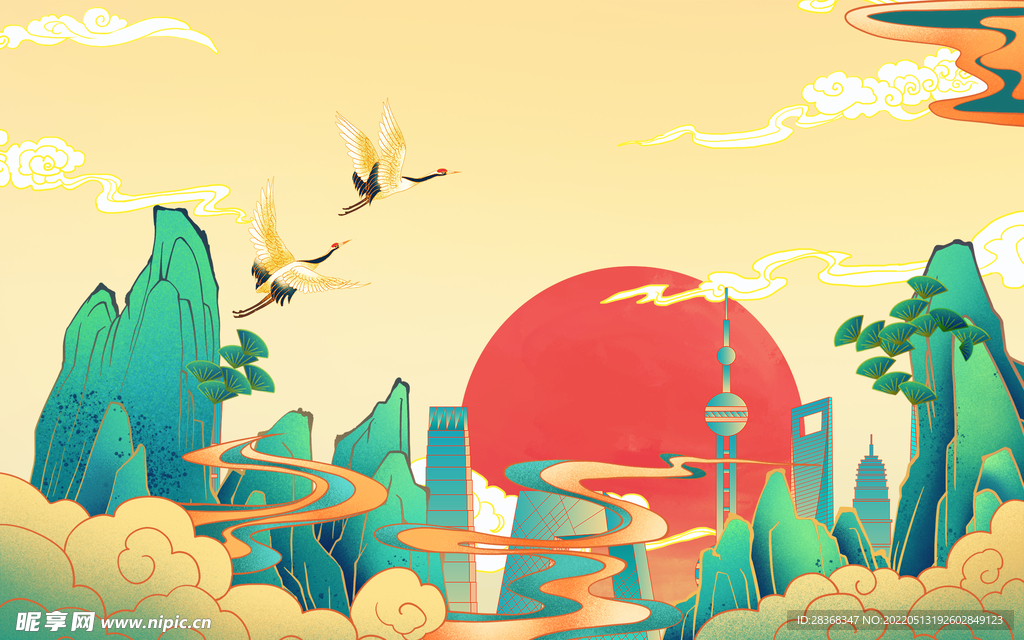 国潮背景