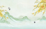 水墨山水画 