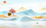 水墨山水画