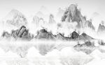 水墨山水画 
