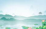 水墨山水画