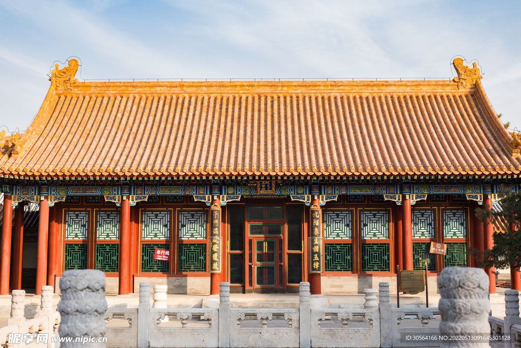 户外中式复古建筑