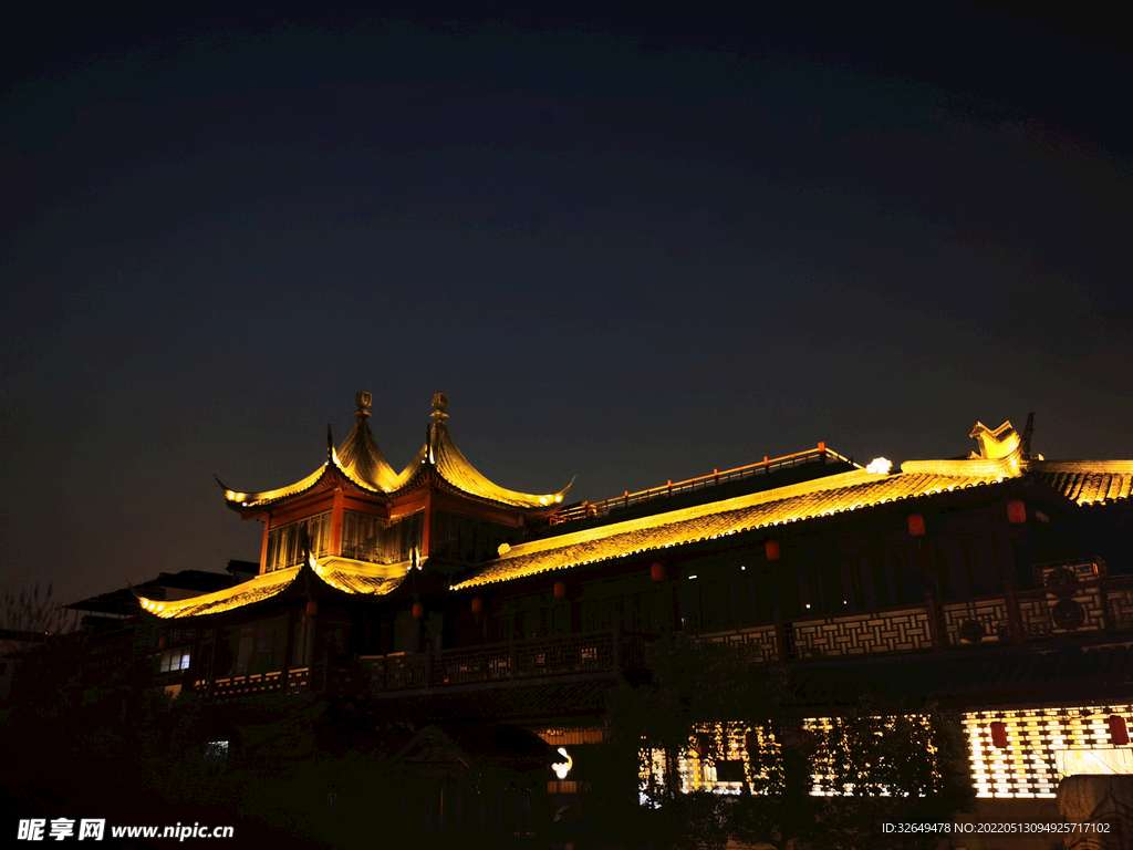 南京夫子庙夜景 