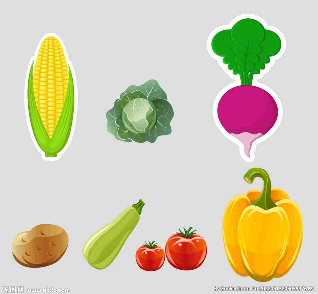 蔬菜矢量图素材