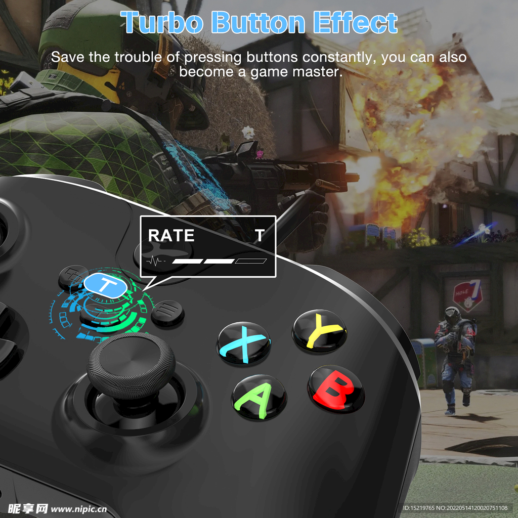 XBOX 有线手柄 TURBO