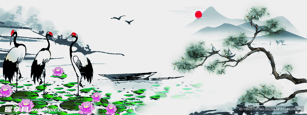 白鹤图   