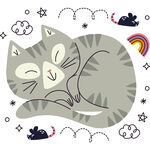 猫猫 插画