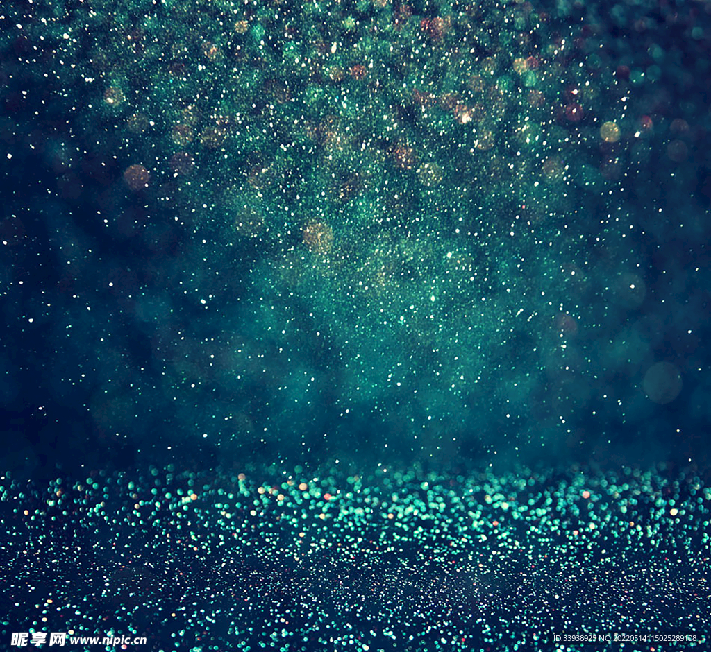 绿色星点光背景