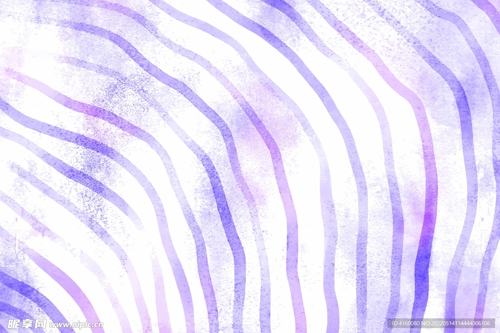 紫色简约小清新水彩线条涂鸦背景