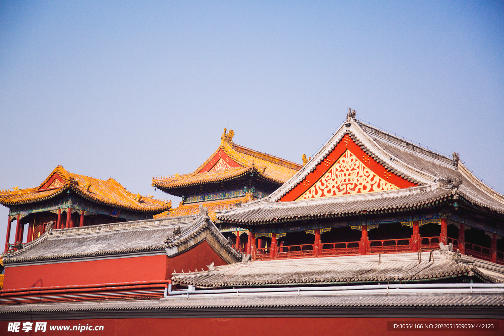 户外中式复古建筑