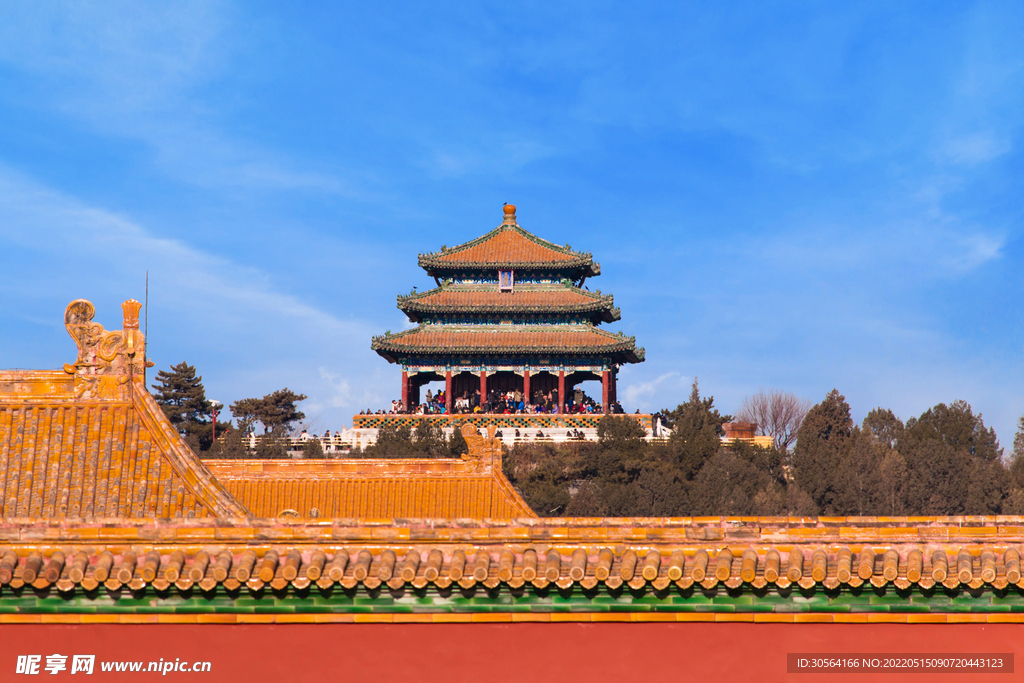 户外中式复古建筑