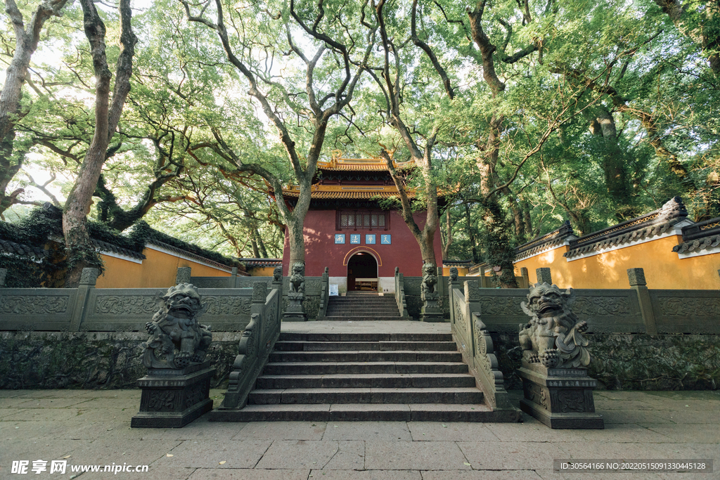 户外中式复古建筑
