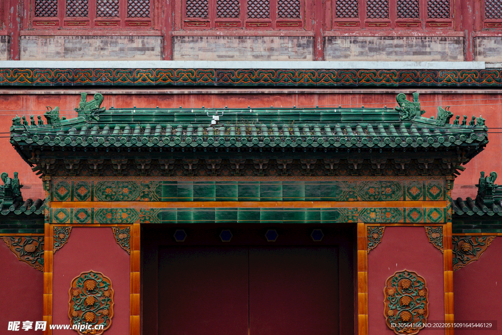 户外中式复古建筑