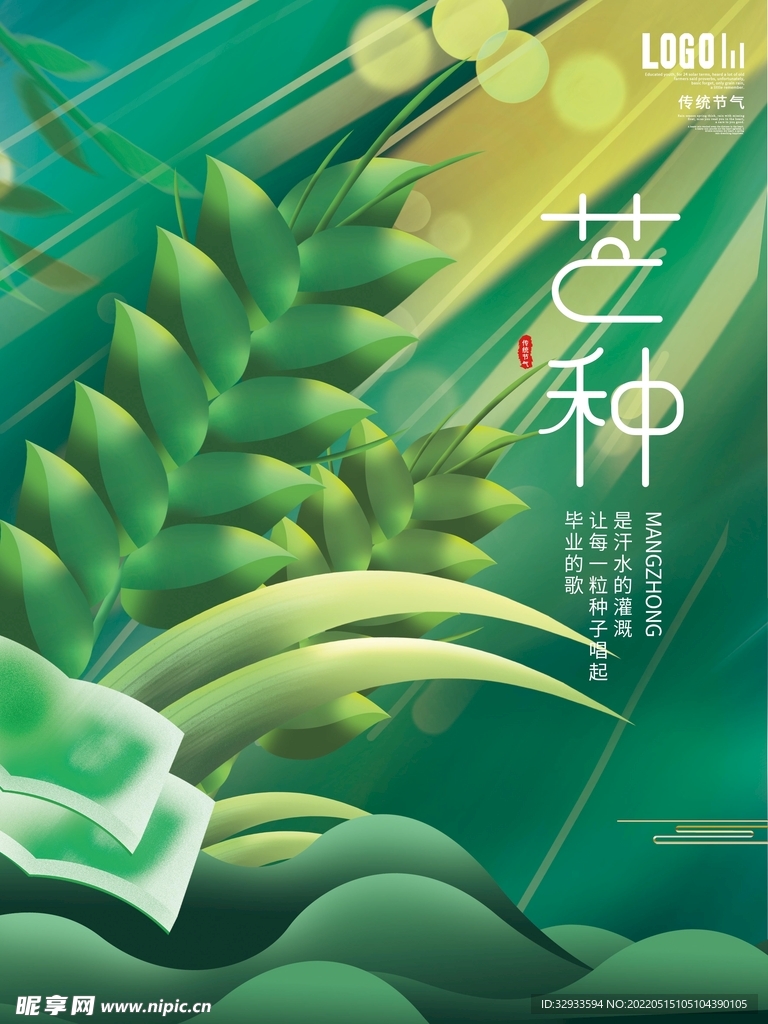 芒种二十四节气海报