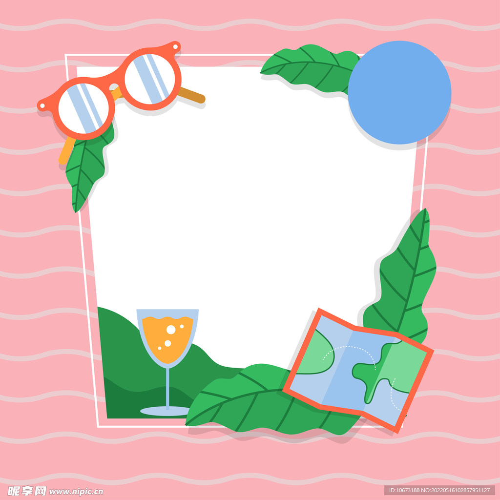 夏天海报背景