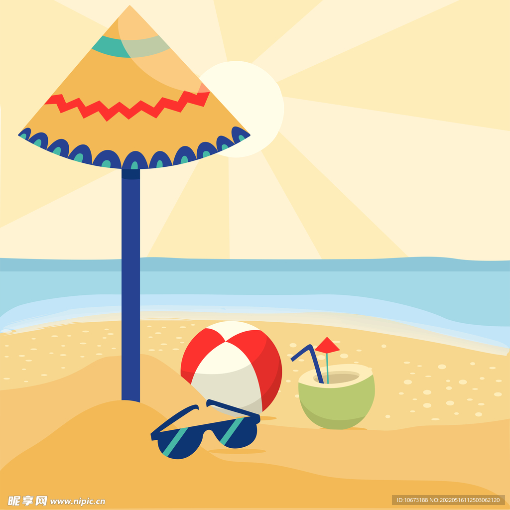 夏日背景 