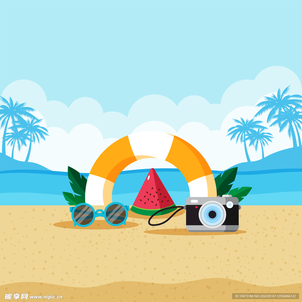 夏日背景 