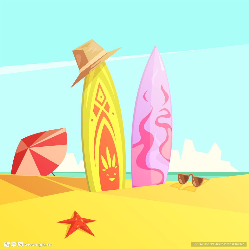 夏日沙滩壁纸