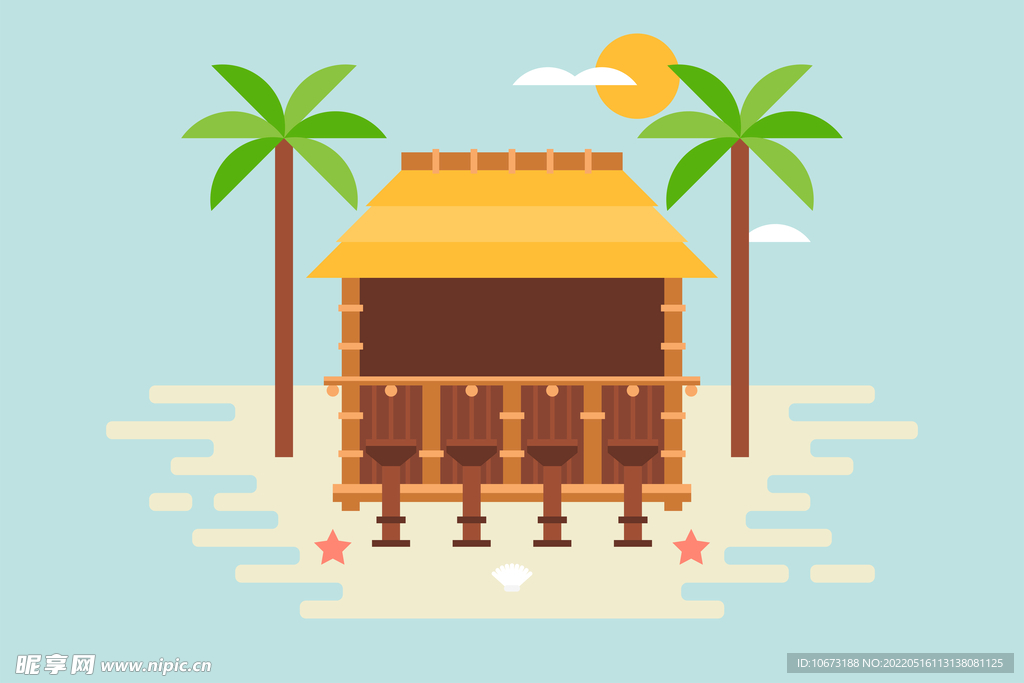 夏日沙滩壁纸