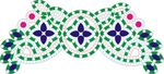 烫钻 花边 花纹 底纹 画图