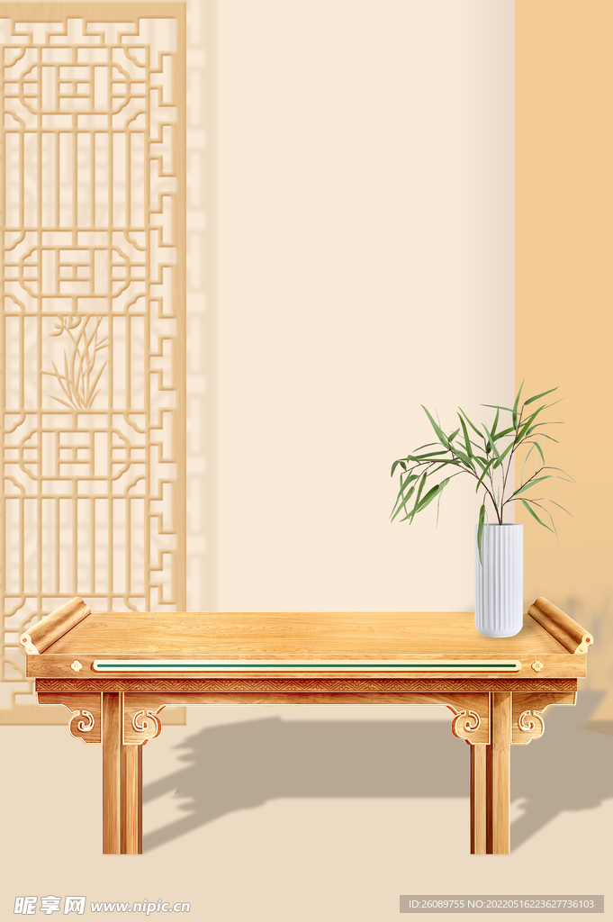 国风简约背景
